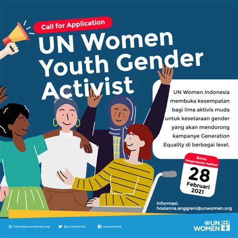 Call For Application Un Women Youth Gender Activists Un Women Asia Pacific