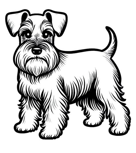 Desenhos De Schnauzer Gr Tis Para Colorir E Imprimir Colorironline