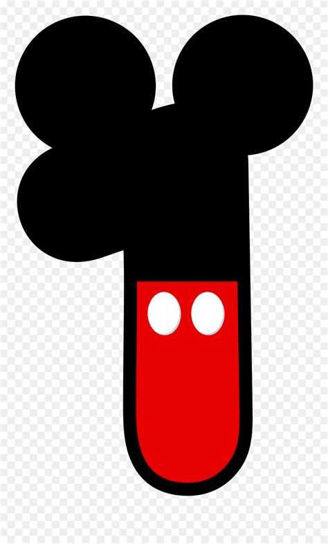 Download Mickey Mouse Number 1 Png Picture Numero 1 Mickey Mouse