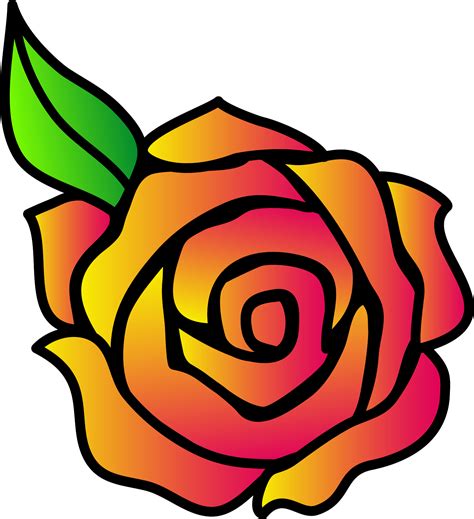 Pink Rose Cartoon Clipart Best