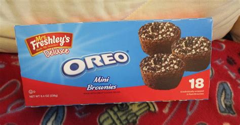 Missys Product Reviews Mrs Freshleys Deluxe Oreo Mini Brownies
