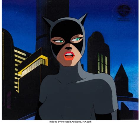 Batman The Animated Series Catwoman Production Cel In Robert Porterfield S All Art Comic Art