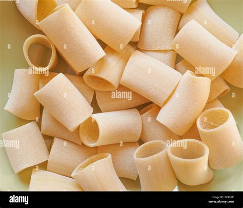Italian Paccheri Pasta In The Shape Of Large Tubes From Campania And