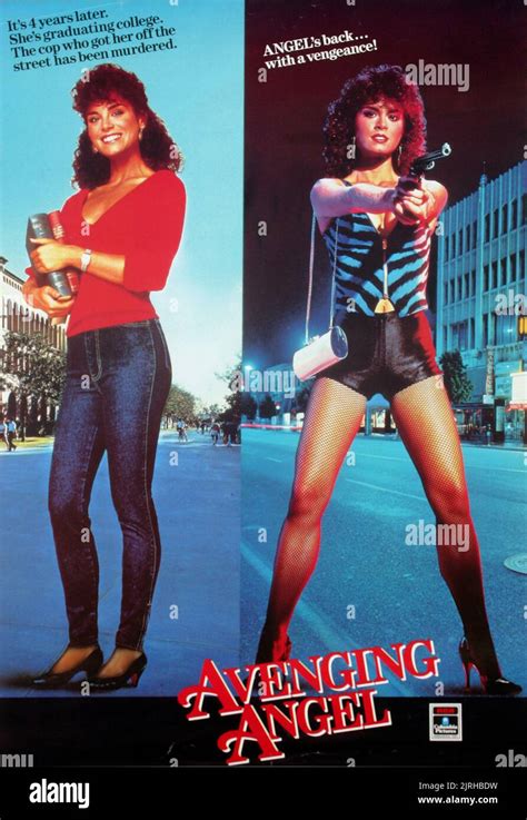 Betsy Russell Poster Avenging Angel 1985 Stock Photo Alamy