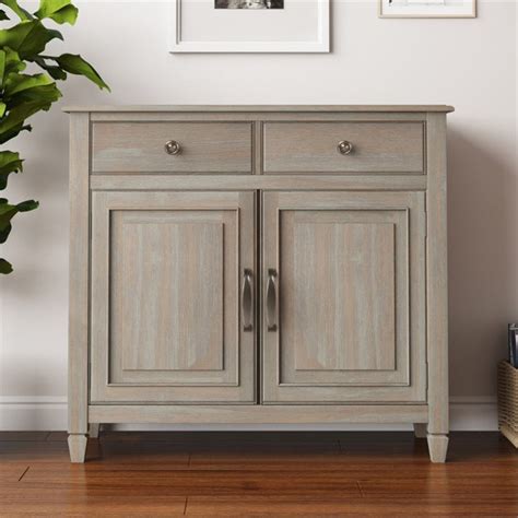 Simpli Home Connaught 40 Solid Wood Entryway Storage Cabinet In