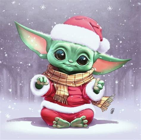 How To Draw Christmas Baby Yoda Askworksheet