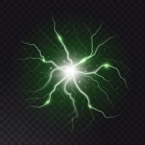 Lightning Flash And Spark Lightning Strikes And Sparks Electrical