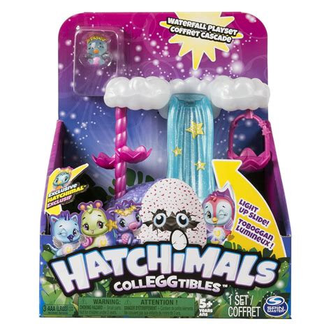Hatchimals Colleggtibles Waterfall Playset With Lights And An