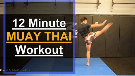 2020 12 Minute Muay Thai Shadow Boxing Workout For Beginners Follow