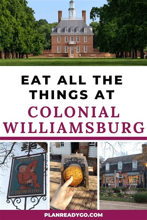 Great Places to Eat in Colonial Williamsburg | Colonial williamsburg