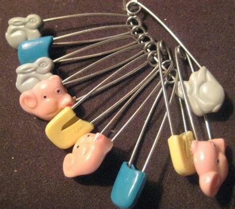Baby Retro Diaper Safety Pins With Images Childhood Memories My