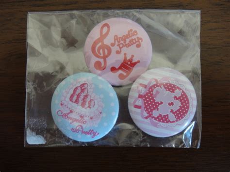 Lot Of 3 Angelic Pretty Pin Badges Set New Brooches And Pins Lace