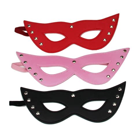 Sex Toys Cat Eye Mask Stunning Masquerade Fancy Bdsm Leather Blindfold Adult Games Flirt Sex Toy