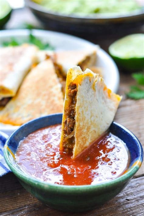 Taco Quesadillas The Seasoned Mom Рецепт