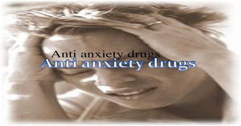 Anti Anxiety Drugs Ppt Powerpoint