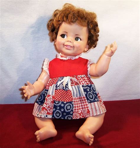 Ideal Corp 1968 Baby Giggles Doll Baby Dolls Ideal Toys Vintage Dolls