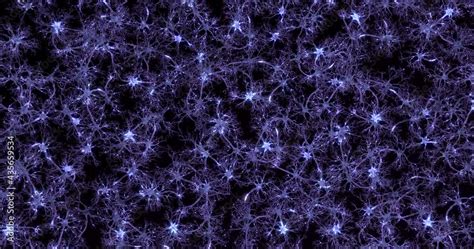 Neuron Network Synapses Animation Neurons Inside The Human Brain