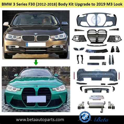 Bmw 3 Series F30 Body Kit Upgrade To 2019 M3 Look 2012 2018