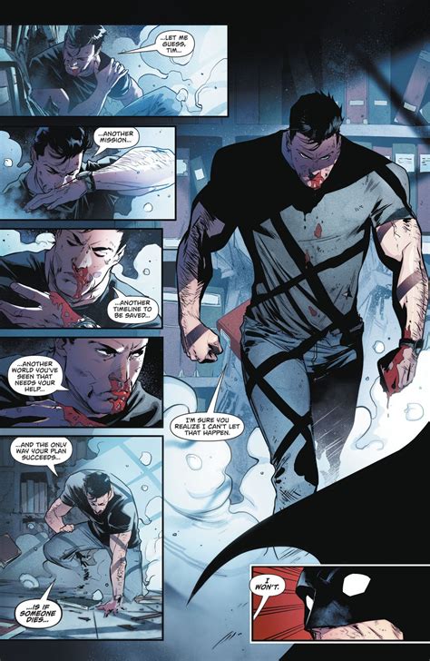 Bruce Wayne Vs Batman Tim Drake Rebirth Batman Comic Art Comic