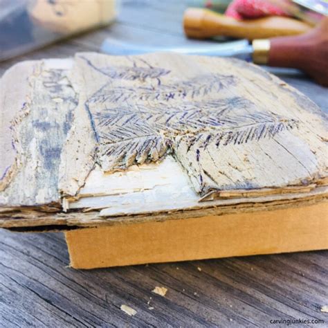 Easy Low Relief Carving Tutorial With Wood Found In Nature