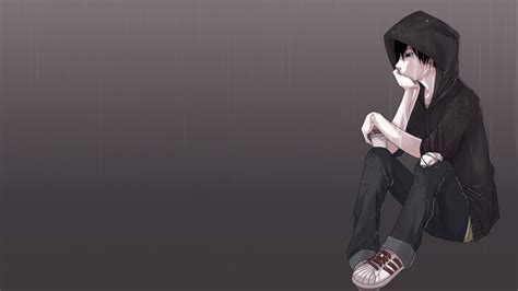 2048x1152 Resolution Boy Anime Lonely 2048x1152 Resolution Wallpaper