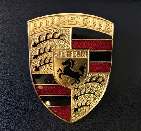 Porsche 911 Enamel Emblem 901 Vintage Cars