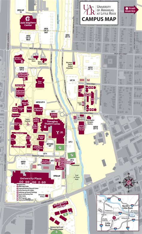 University Of Arkansas Campus Map Map Of The World