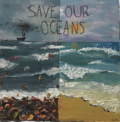 Vinyl Art Paint Read It And Weep Save Our Oceans Ideal World Canvas