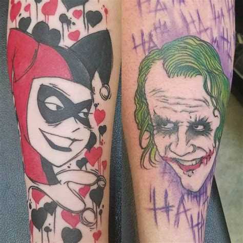 Matching Joker And Harley Tattoo Best Tattoo Ideas