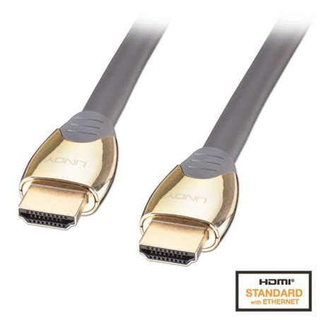 10m Gold Hdmi Cable With Ethernet From Lindy Uk