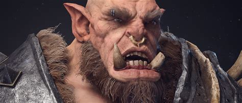 3d Model Orc Warrior Vr Ar Low Poly Rigged Animated Cgtrader