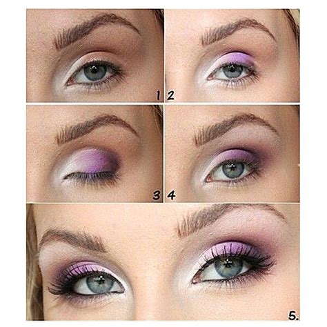 Purple And White Lovely Eye Makeup Love Makeup Simple Makeup Beauty