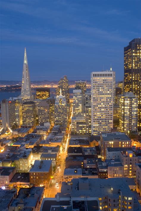 San Francisco At Night 4682 Stockarch Free Stock Photo Archive