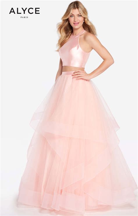 Alyce Paris 60210 2 Piece Tulle Ball Gown Prom Dress