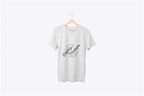 Download T-Shirt on Hanger Mockup - Mockup Daddy