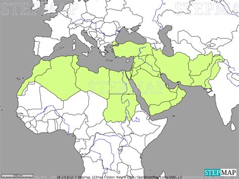 Stepmap Orient Landkarte Für Welt