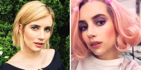 Emma Roberts Dyed Her Hair Pink