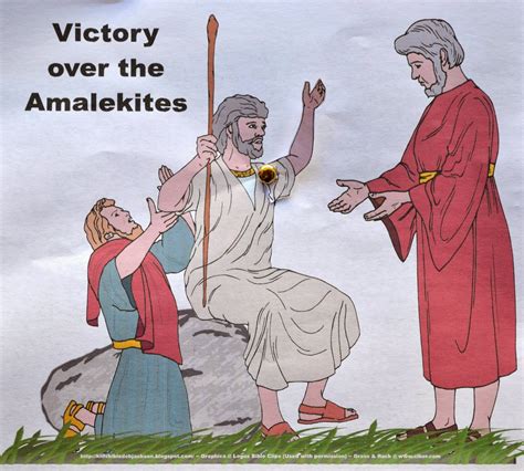 Bible Fun For Kids Moses Water From A Rock And Victory Over Amalekites