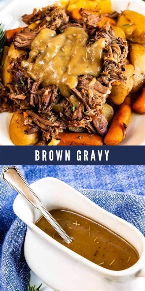 Homemade Brown Gravy Recipe Easy Good Ideas Recipe Brown Gravy Recipes Side Dishes Easy