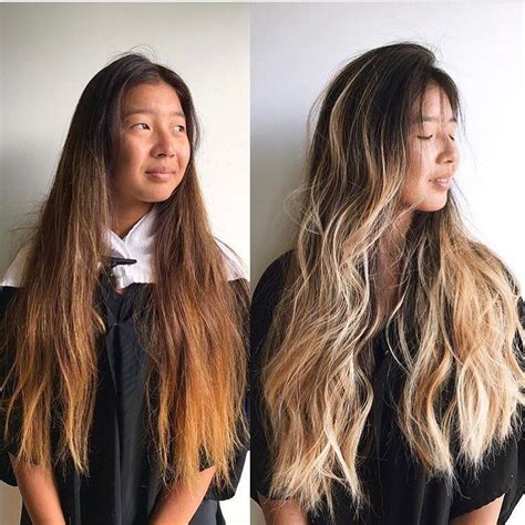 24 Balayage Asian Hair Blonde Dubemdevante