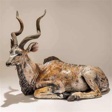 Kudu Sculpture Sold - Nick Mackman Animal Sculpture