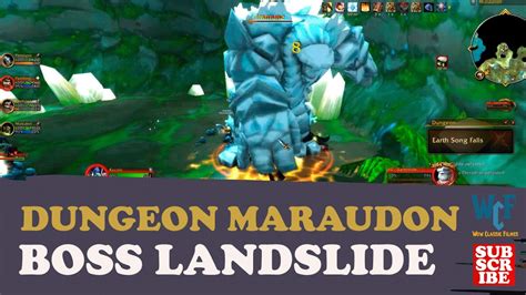 Boss Landslide Dungeon Maraudon Wow World Of Warcraft Youtube