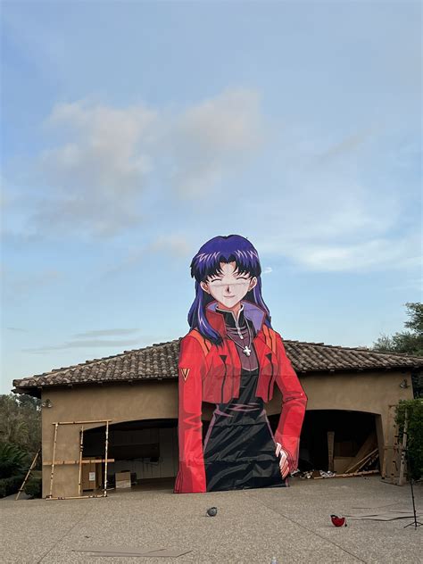 Tobyn Jacobs The Sayaka Guy On Twitter I Made A 30ft Tall Cutout Of