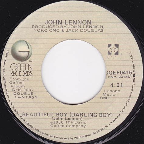 John Lennon Beautiful Boy Darling Boy Releases Discogs