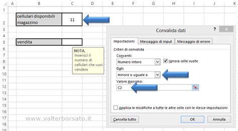 Convalida Dati Excel Creazione Di Un Elenco A Discesa E Controllo