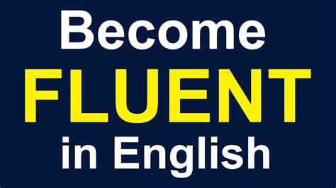 Learn Fluent English Easy 5 Steps For Free YouTube
