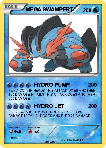 Pokémon Mega Swampert 99 99 Hydro Pump My Pokemon Card