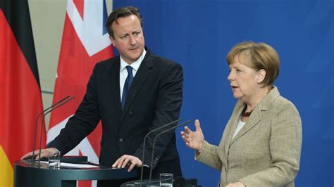 Merkel Promises To Work With Cameron On Eu Reform