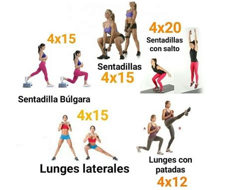 Circuito Para Tonificar Y Endurecer Las Piernas Fitness Workout For