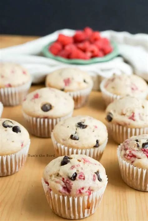 raspberry muffins num s the word